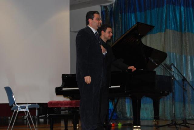 il compositore Francesco Marino ed il pianista Gesualdo Coggi